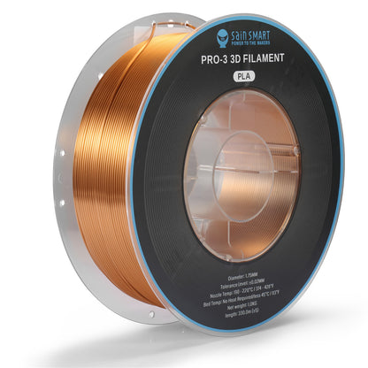 [Discontinued] Silk Metal Tone PLA Filament 1.75mm 1kg/2.2lbs