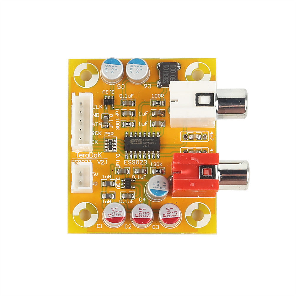 [Discontinued] Audiophonics DAC Sabre ES9023 I2S vers Analogique 24bit/192KHZ for Raspberry Pi