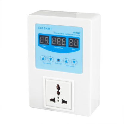 [Discontinued] SainSmart RC100A Digital Temperature Controller Thermostat, AC110V-240V, 1 Relay with Sensor, 9? to 99?