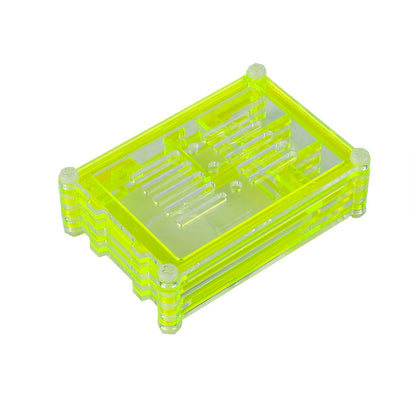 [Discontinued] Transparent Sliced Acrylic Case Shell Enclosure Box for Raspberry Pi 3 Model B & RPI B+