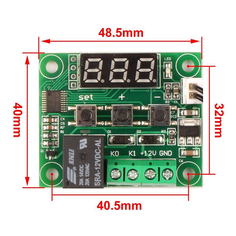 12V Temperature Controller Switch with Probe 20A Thermostat