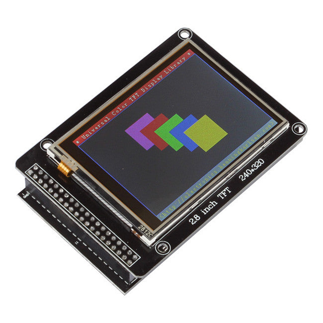 [Discontinued] SainSmart 2.8" TFT LCD Touch Screen Display + 5" TFT/SD Shield for Arduino Mega2560 R3