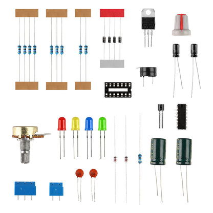 [Discontinued] New 110V DIY LM317 Adjustable Voltage Power Supply Board Kit With Case