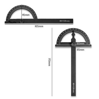 [Discontinued] Woodworking Angle Protractor Set,  for all building geometry trades