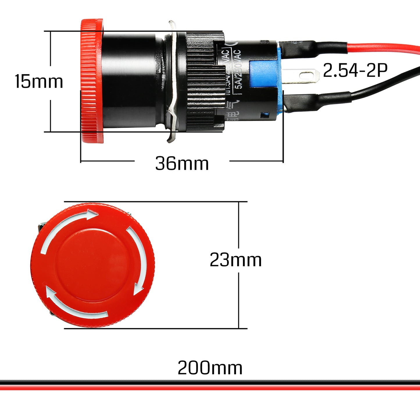 Emergency Stop Switch for Genmitsu CNC Router 3018-PROVer/3018-MX3