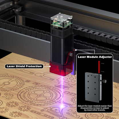 [Discontinued] Jinsoku LC-50 Plus 10W Compressed FAC Laser Engraver Cutter