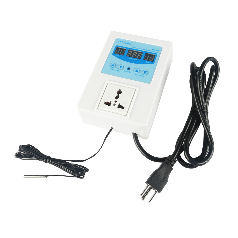 [Discontinued] SainSmart RC100A Digital Temperature Controller Thermostat, AC110V-240V, 1 Relay with Sensor, 9? to 99?