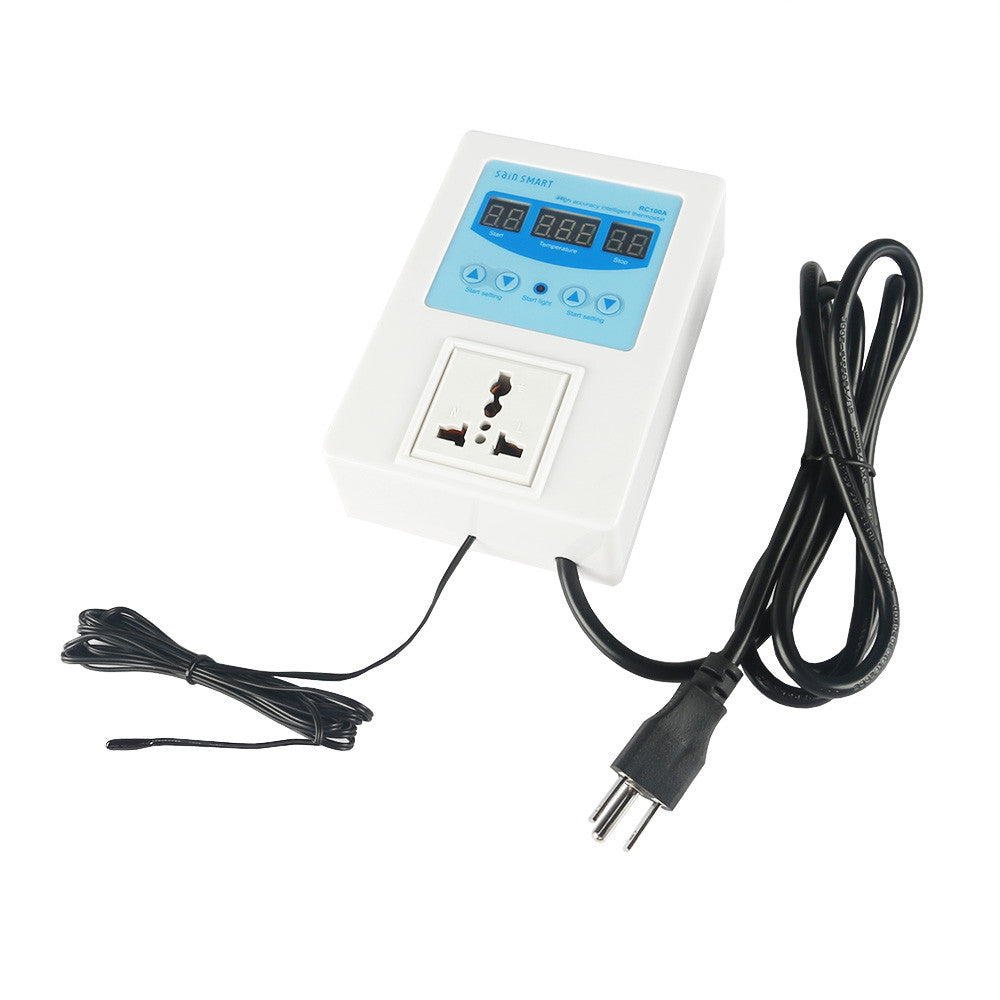 [Discontinued] SainSmart RC100A Digital Temperature Controller Thermostat, AC110V-240V, 1 Relay with Sensor, 9? to 99?