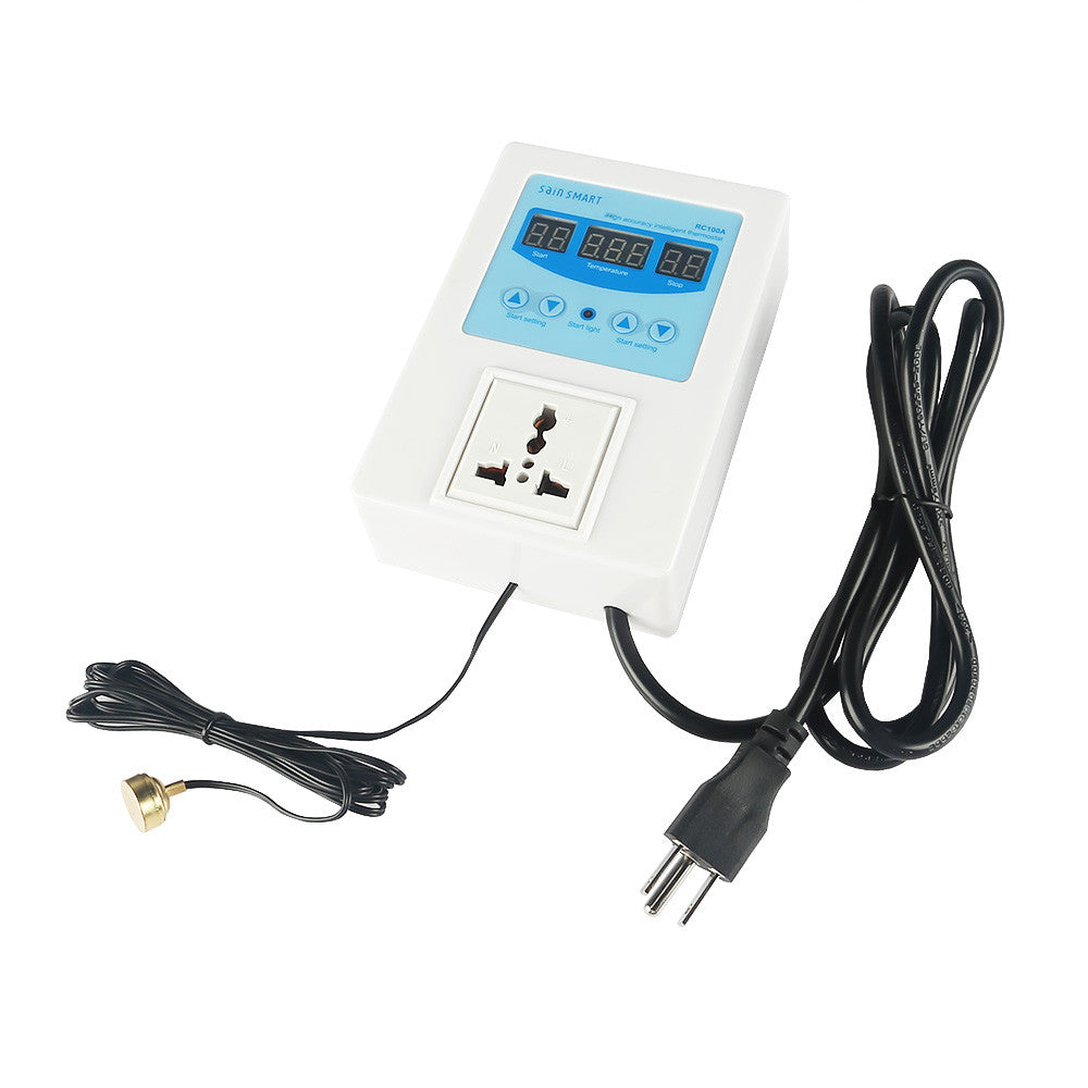 [Discontinued] SainSmart RC100A Digital Temperature Controller Thermostat, AC110V-240V, 1 Relay with Sensor, 9? to 99?