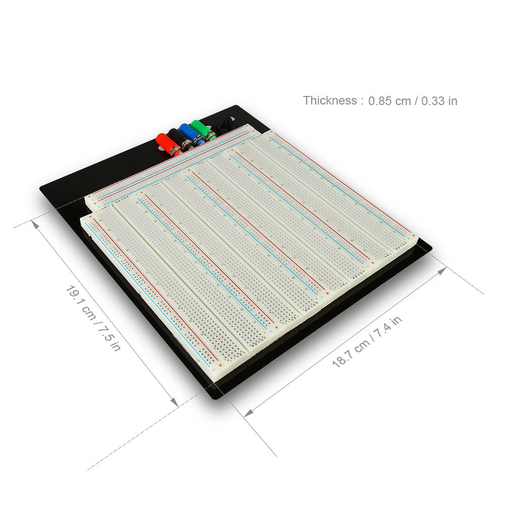 [Discontinued] SainSmart Solderless Breadboard Protoboard Tie-point 3220 Hole PCB Prototype Board