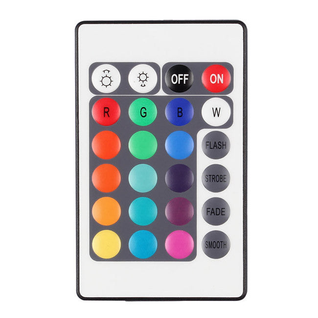 [Discontinued] RGB SMD5050 5M LED Flexible Light Strip, 6 Color 24 Key Remote Control