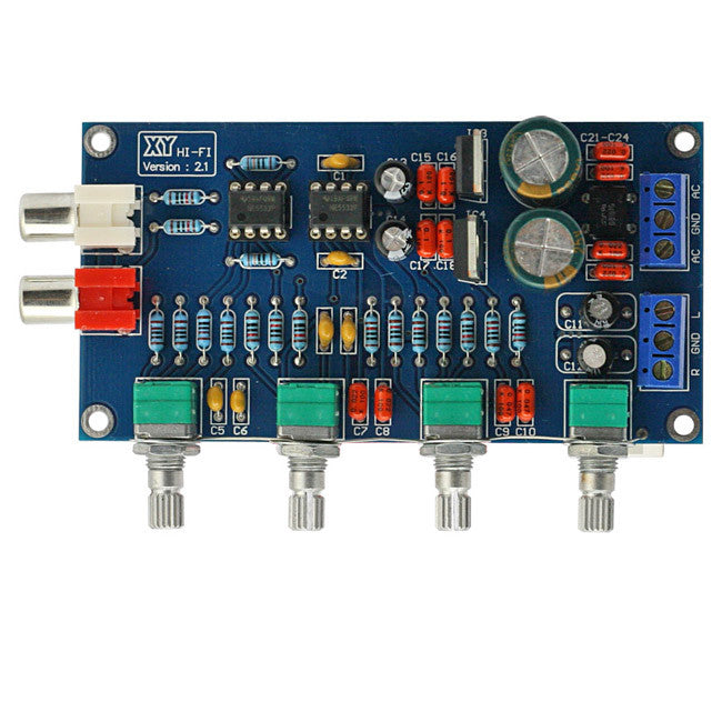 [Discontinued] SainSmart NE5532 Preamp Volume Control Board 10 Times Pre-amp A51 Treble mediant Bass