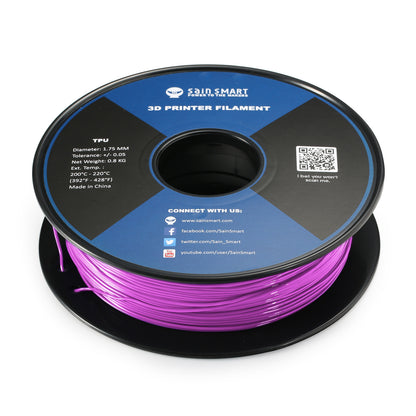 Neon Magenta, Cyberpunk Color TPU 1.75mm Filament 0.8kg/1.76lb