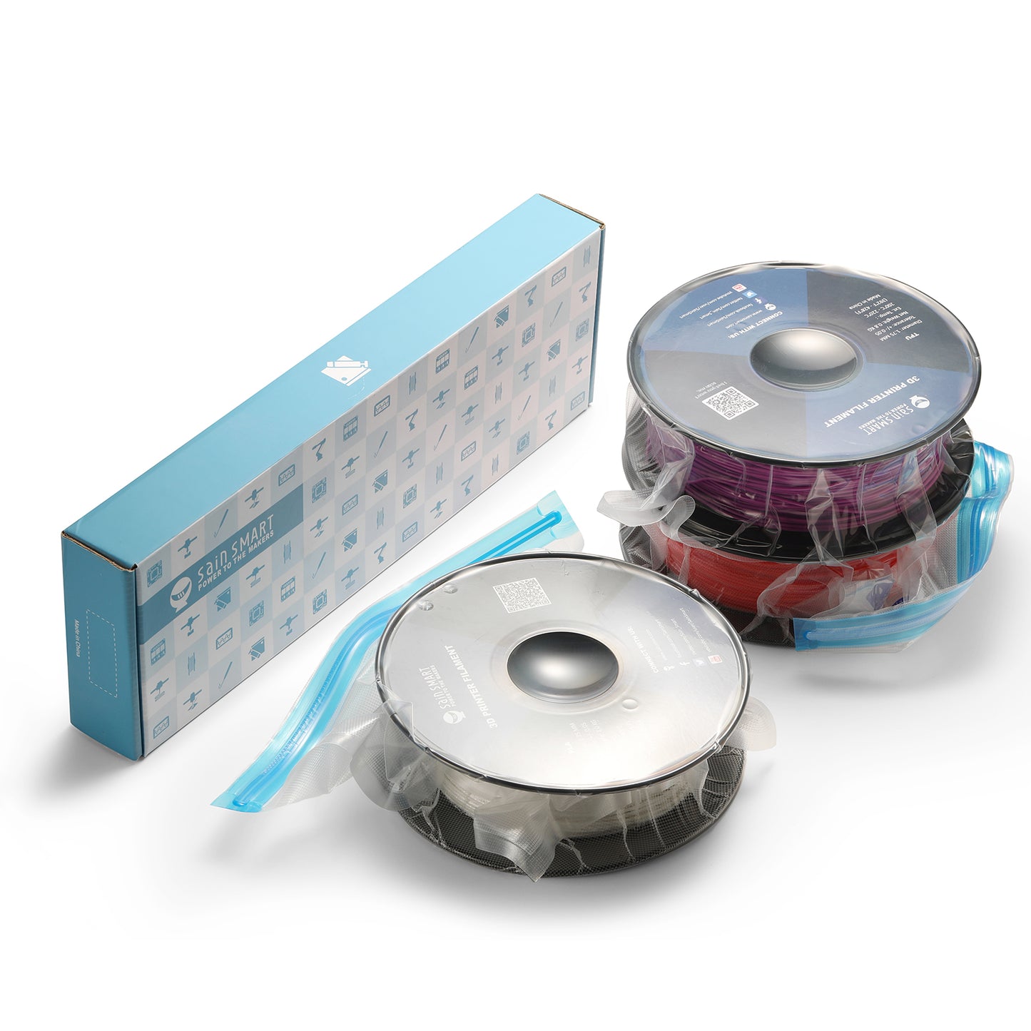 eVacuum Sealed Bags Filament Storage Kit, for 1 Spool & 2 Spools