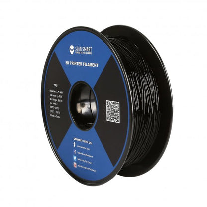 [Discontinued] Flexible TPU 3D Printing Filament, 2KG Spool, 1.75 mm, Black & White, Accuracy 0.05 mm