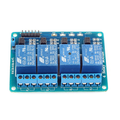 [Discontinued] SainSmart 4-Channel 5V Relay Module for PIC ARM AVR DSP Arduino MSP430 TTL Logic DE Shipping