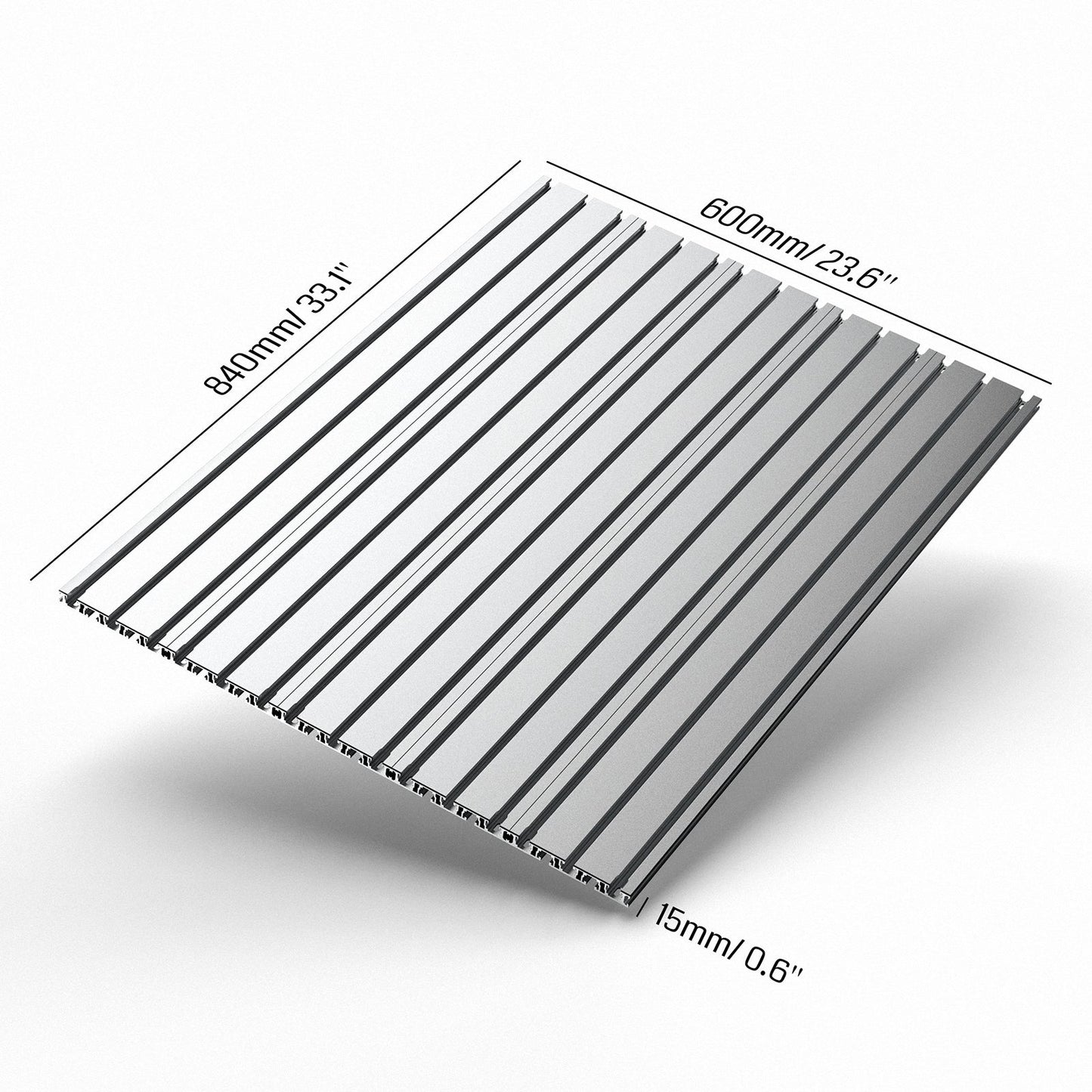 [Open Box] 6060 T-Slot Table Aluminum Spoilboard with Dust Baffles for PROVerXL 4030 XY-Axis Extension Kit