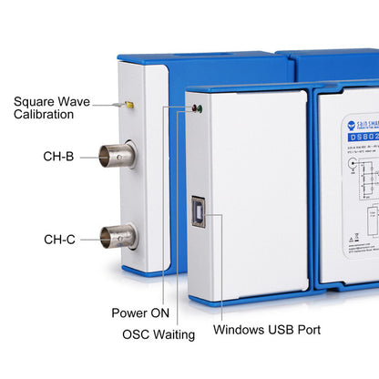 [Discontinued] SainSmart DS802 Dual Channel Virtual PC Oscilloscope