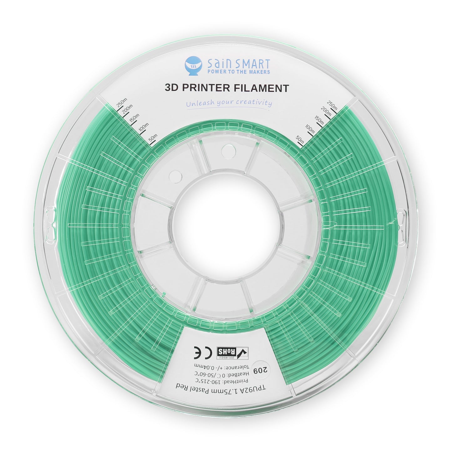 Pastel Color, 1.75mm 92A Flexible TPU Filament, 1KG