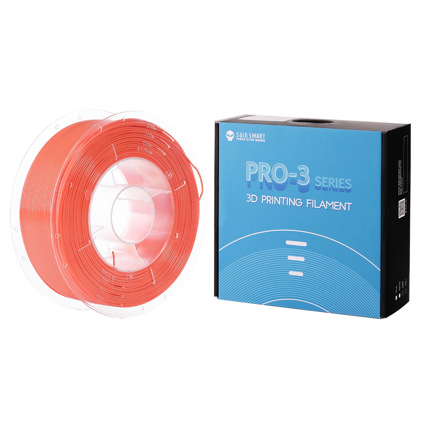 [Discontinued] All Colors, PLA Filament 1.75mm 1kg/2.2lb, SainSmart PRO-3 Series