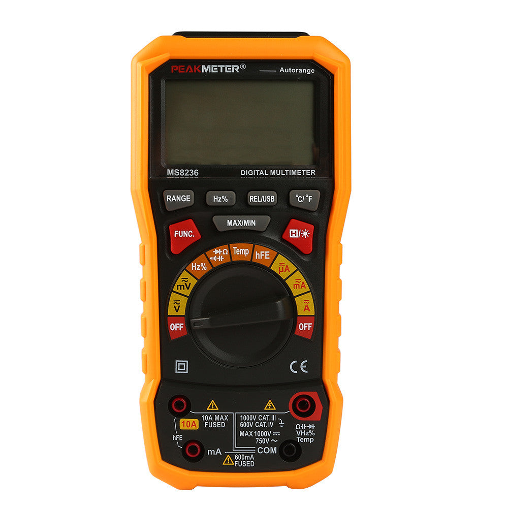 [Discontinued] MS8236 Digital Multimeter AC DC Volt Current Meter with Auto Power off, Temperature Test