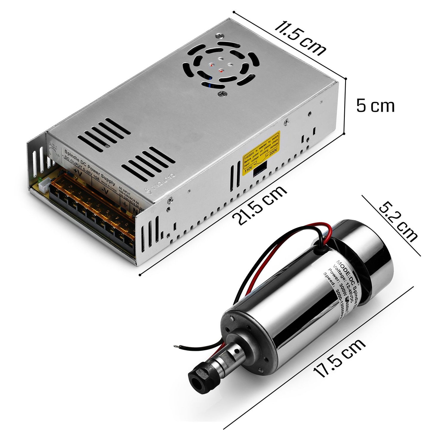 [Open Box] 300W Spindle Upgrade Kit for 3018 Series CNC Machines