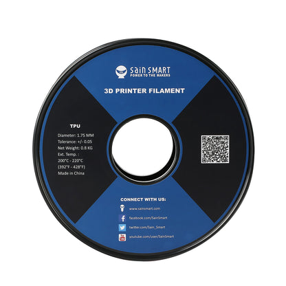 [Discontinued] Violet, Flexible TPU Filament 1.75mm 0.8kg/1.76lb