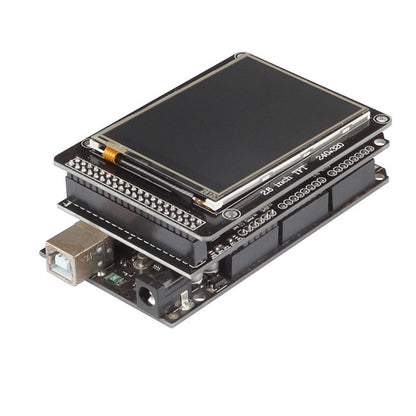 [Discontinued] SainSmart Mega2560 R3 + 2.8" LCD Screen Display + TFT LCD Shield for Arduino