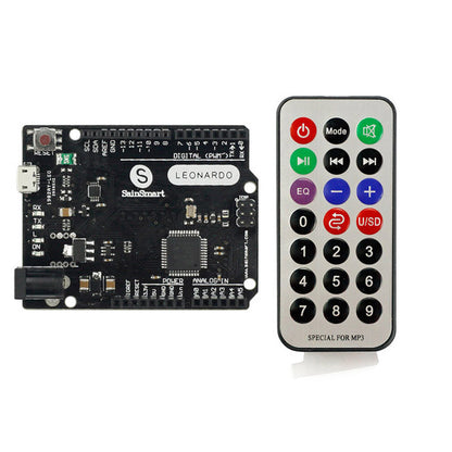 [Discontinued] SainSmart Leonardo R3+1602 Shield  Starter Kit for Arduino Projects