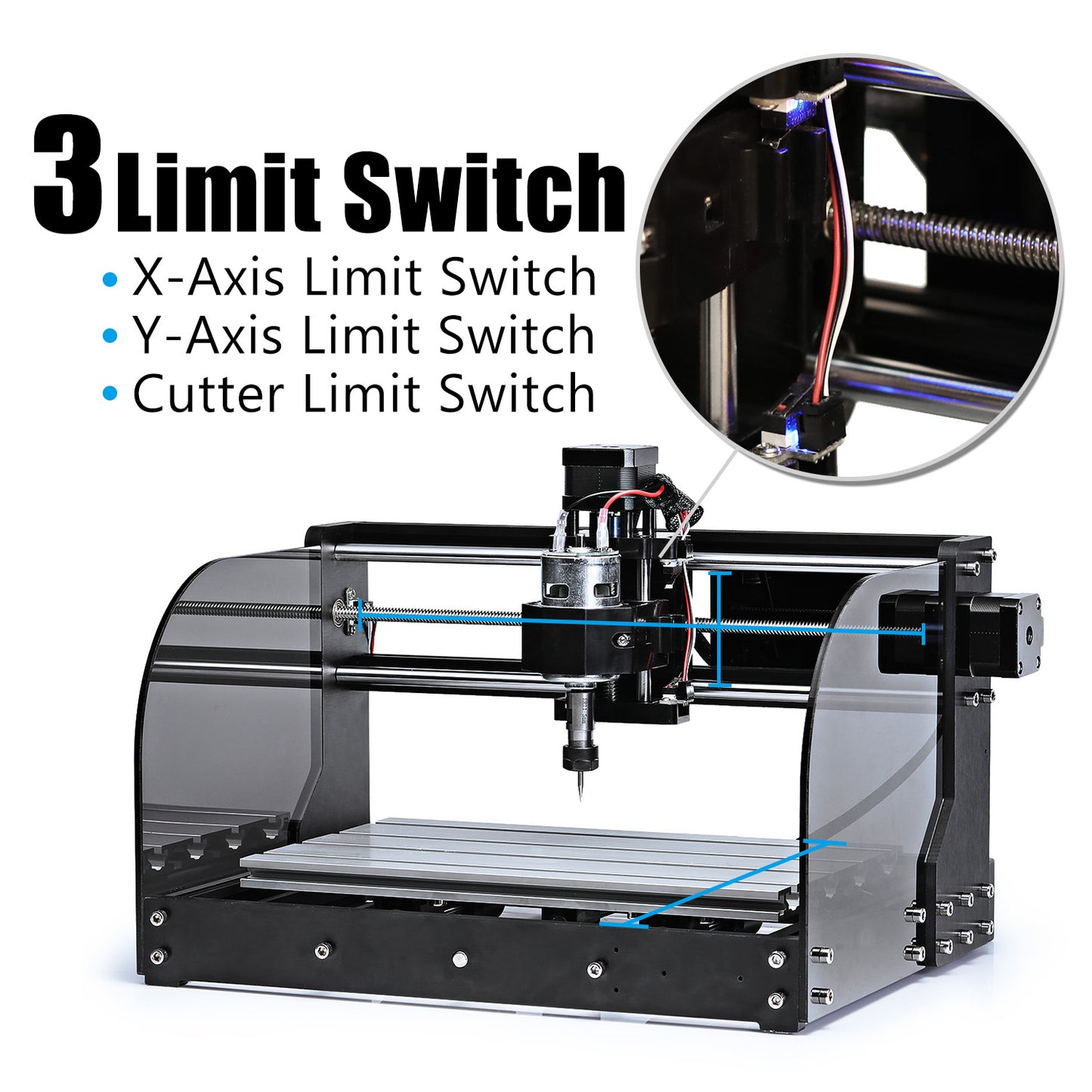 [Discontinued] SainSmart Genmitsu CNC Router 3018-MX3 Special Bundle Kit