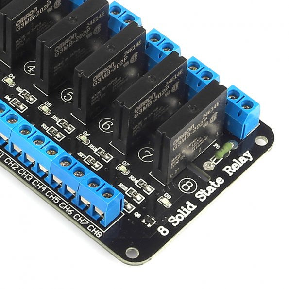 [Discontinued] 8-Channel 5V 2A Solid State Relay, High Level Trigger