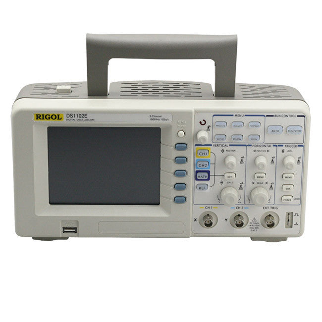 [Discontinued] Rigol DS1102E 100MHz 2 Channels 1GSa/sec Plus USB Storage Digital Oscilloscope