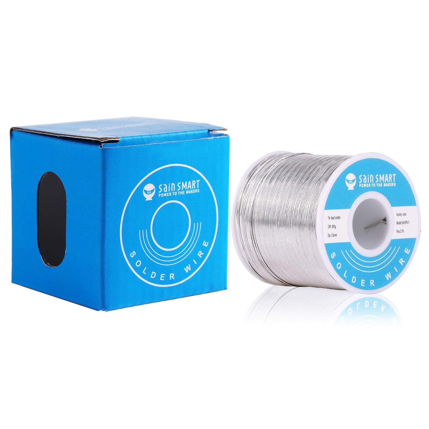 SainSmart Solder Wire | 0.6mm 500g | Sn63 Pb37