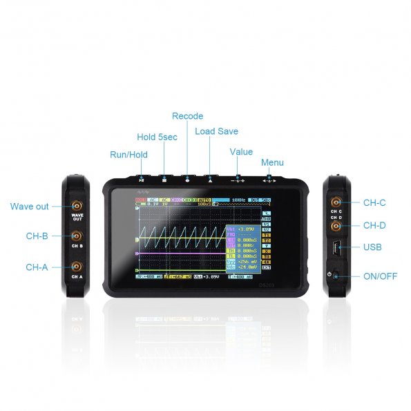 [Discontinued] Special Bundle - Mini DSO203 Oscilloscope & ES120 Electric Motion-Sensing Screwdriver