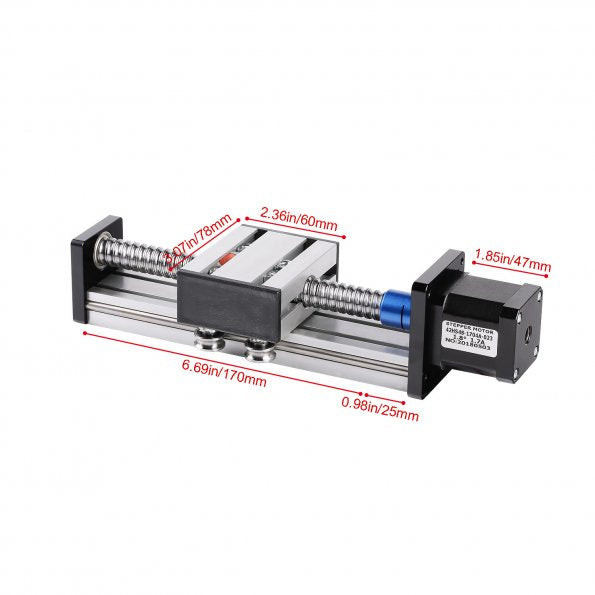 Linear Stage Actuator with Nema17 Stepper Motor for CNC Router