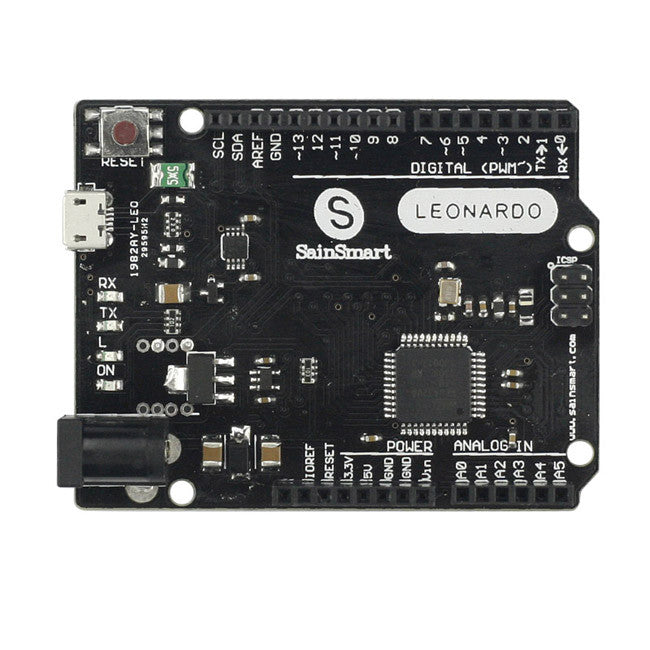 [Discontinued] SainSmart Leonardo R3+L293D Motor Drive Shield Starter Kit With Basic Arduino Projects