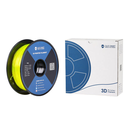 Yellow, Flexible TPU Filament 1.75mm 0.8kg/1.76lb