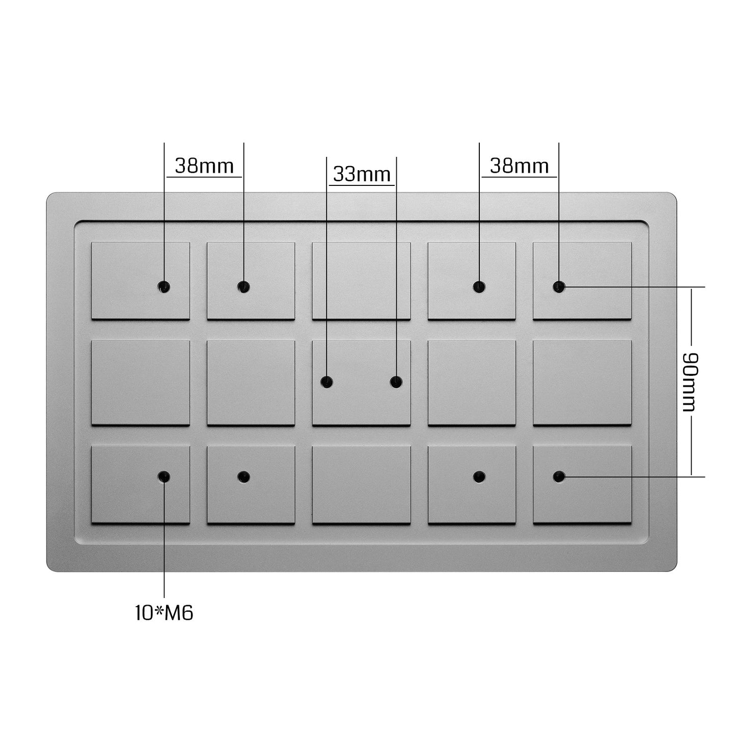 [Discontinued] 3018 Aluminum Vacuum Table for 3018-PROVer CNC Series