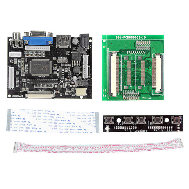 [Discontinued] SainSmart HDMI/VGA Digital 9" LCD driver Board for Raspberry Pi 60PIN