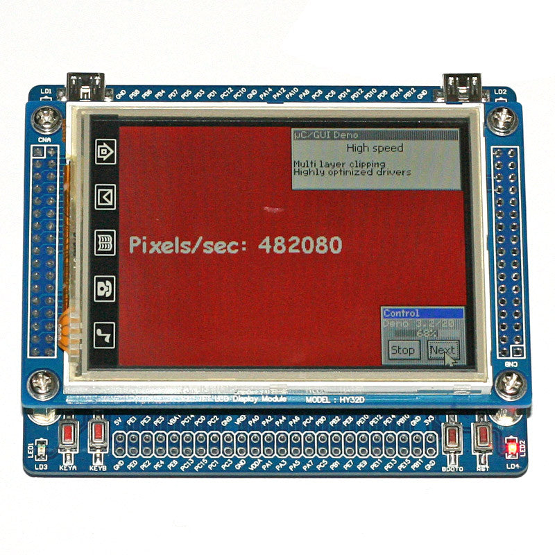 [Discontinued] STM32 STM32F103VCT6+Board+3.2" TFT LCD Module,GPIO,SD card Slot,Serial,JTAG/SWD