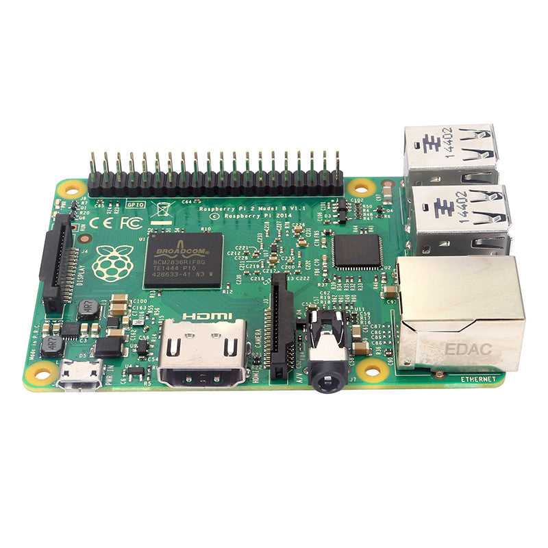 [Discontinued] Raspberry Pi 2 Model B Starter Kit with ABS Black Case, 3x Heatsink, USB Power Supply On Sale