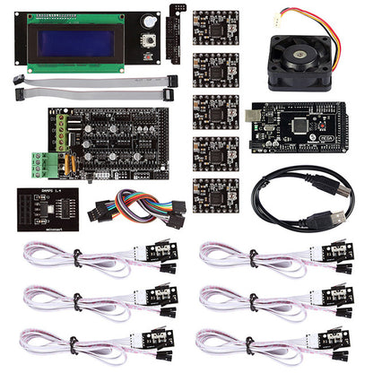 Mega 2560+A4988+RAMPs 1.4 3D Printer Kit