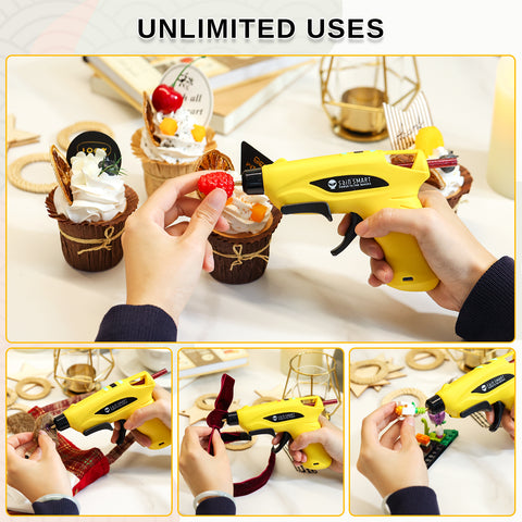 Mini Cordless Hot Glue Gun, for Ornaments, DIY Decors, Arts & Crafts | SainSmart Canada