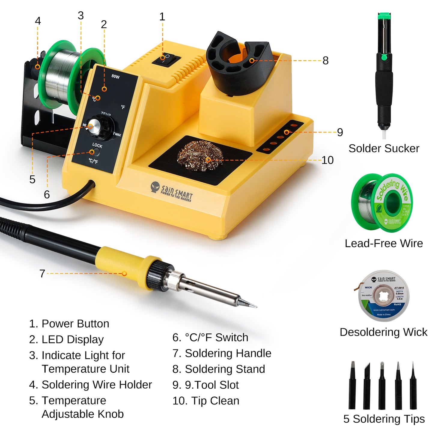 [Discontinued] 80W Strong Power Soldering Station Kit