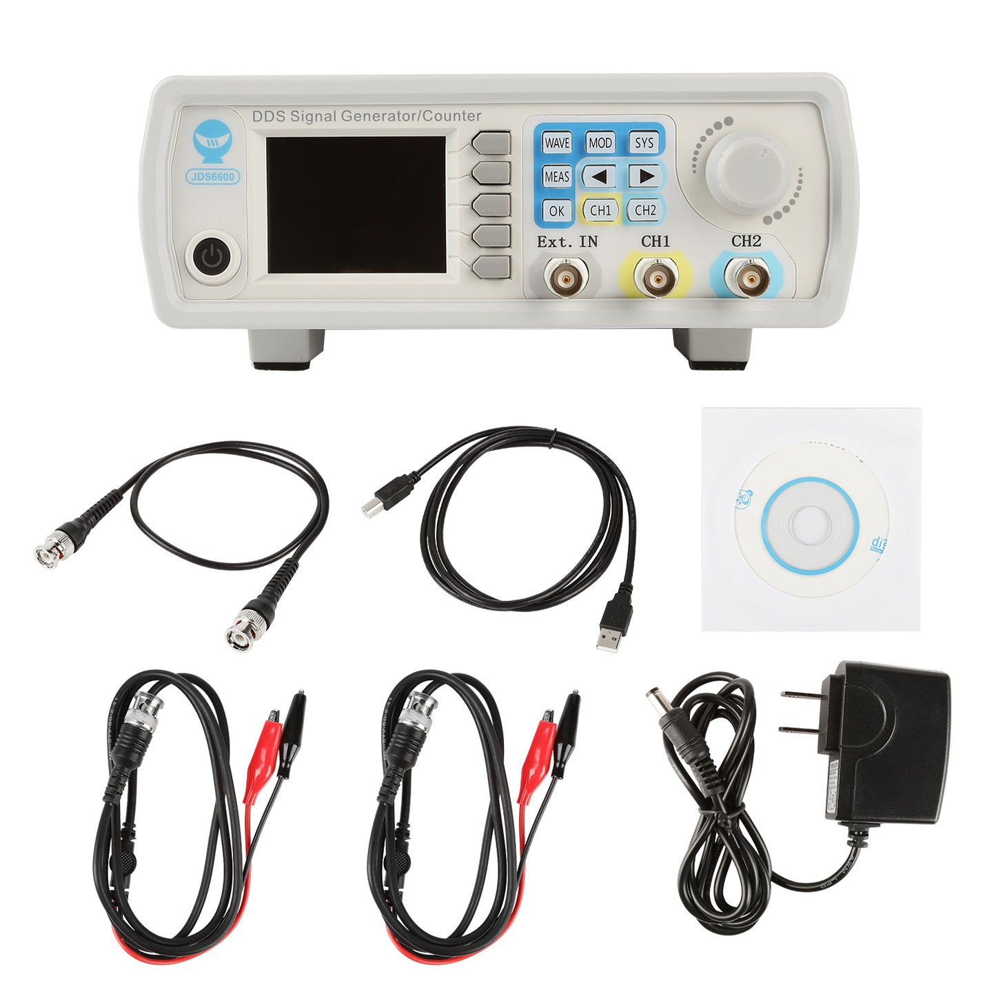 [Discontinued] JDS6600 Digital Control DDS Signal Generator | 60 MHz