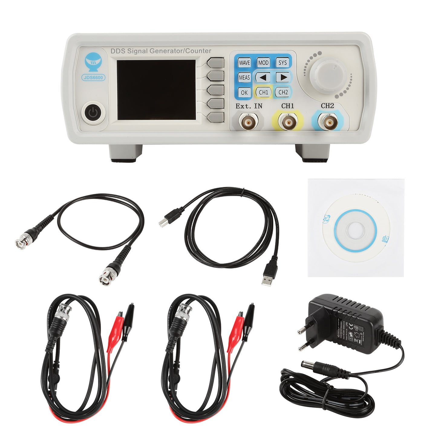 [Discontinued] JDS6600 Digital Control DDS Signal Generator | 60 MHz