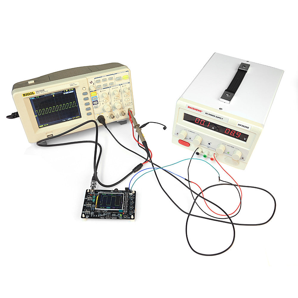 [Discontinued] SainSmart DSO138 2.4" TFT Digital Oscilloscope Kit DIY parts ( 1Msps ) with probe + Acrylic DIY Case