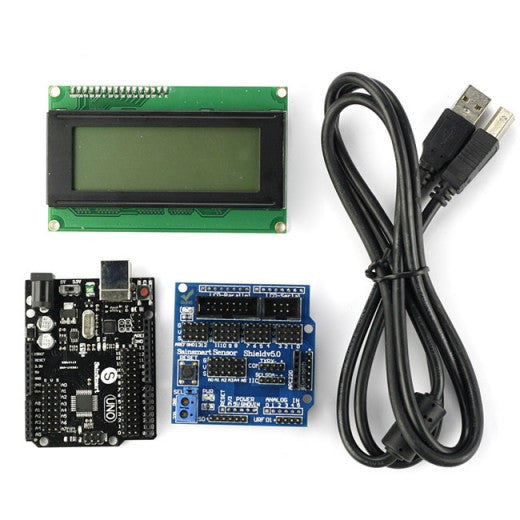 [Discontinued] SainSmart UNO R3+ Sensor V5 + LCD2004 White for Arduino UNO MEGA R3 Mega2560 Duemilanove Nano Robot