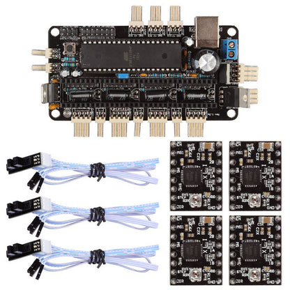 [Discontinued] Sanguinololu Rev. 1.3 Atmega1284p + Endstop + A4988 3D Printer Kit For RepRap