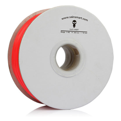 [Discontinued] Red, Fluorescein PLA Filament 1.75mm 1kg/2.2lb